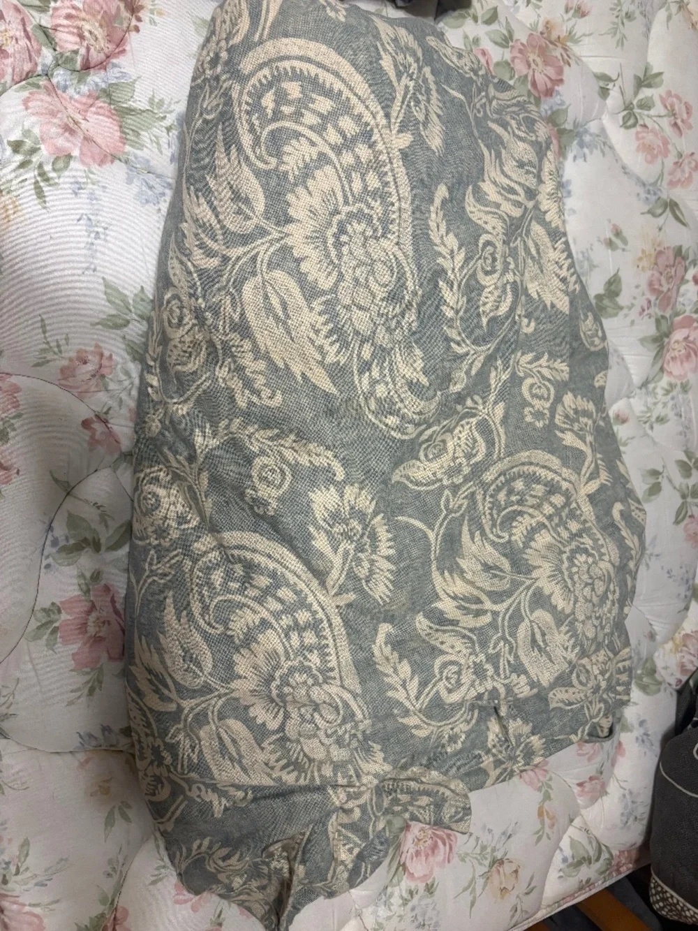 Pottery Barn Damask Duvet Cover - King